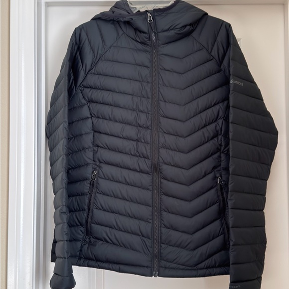 Columbia Jackets & Blazers - Columbia Women's XL Powder Lite Black hooded Jacket